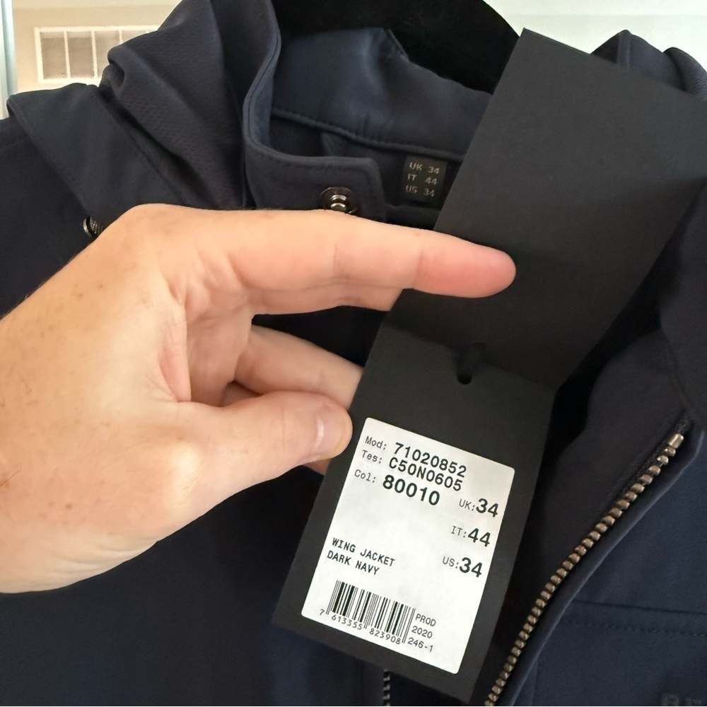 New Belstaff Wing Hooded Soft Shell Jacket Size 34 - Picture 3 of 5